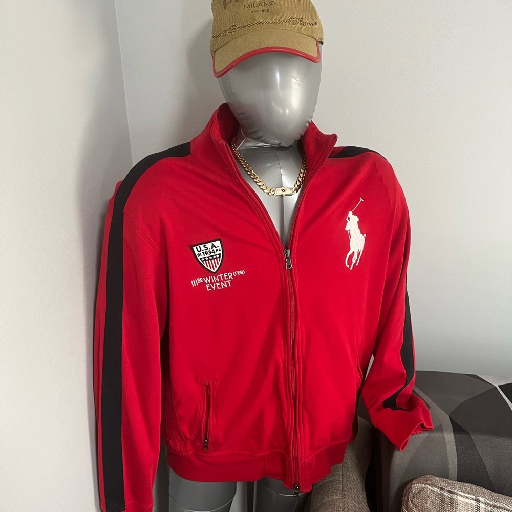 Polo Ralph Lauren Red Track Jacket